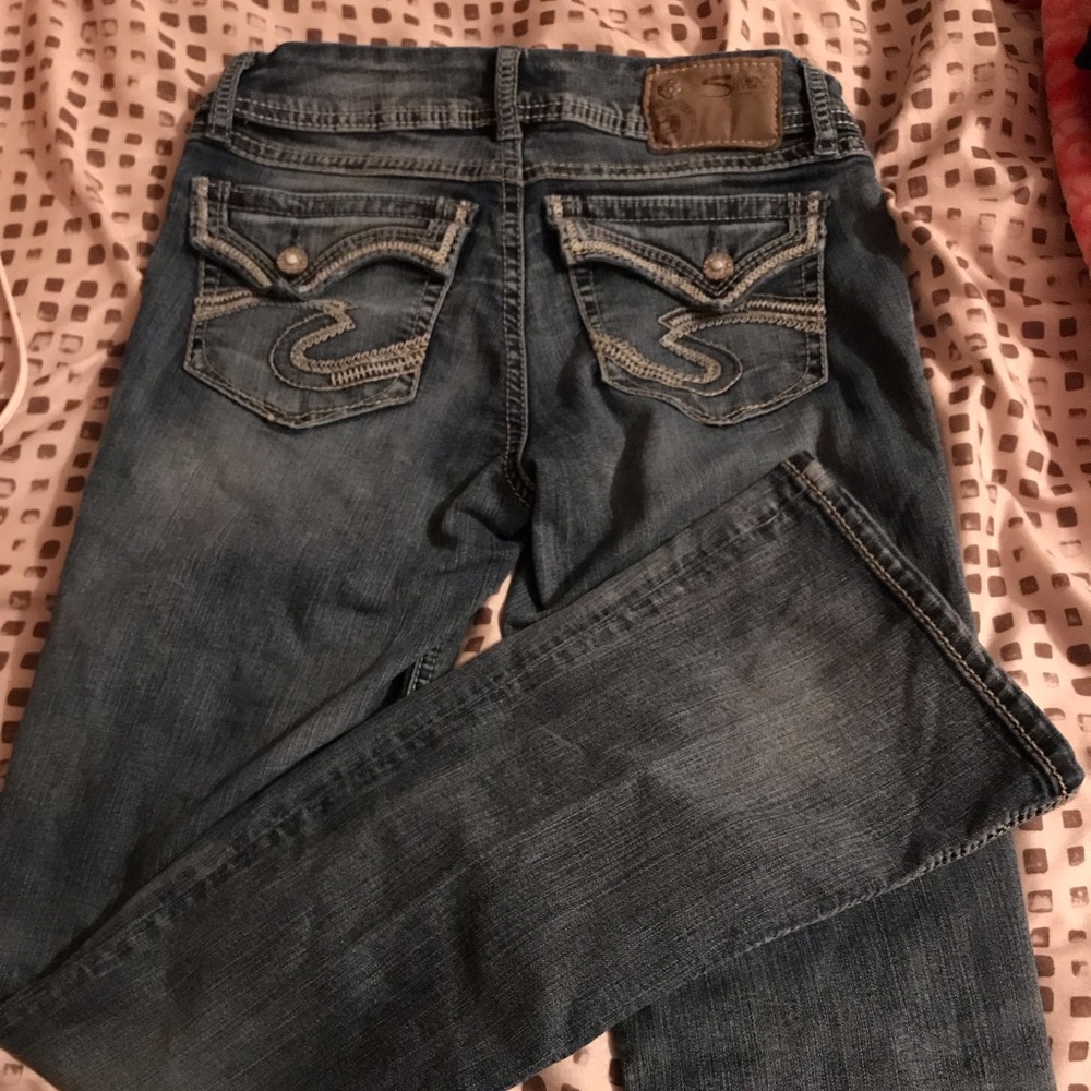 Silver jeans